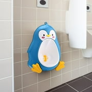Blue Animal Design Urinal For Youngster Bathroom Teaching Stand-Up Pee Assistant